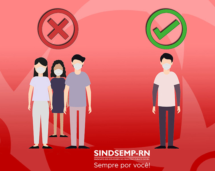 O SINDSEMP reforça o distanciamento social para segurança de todos