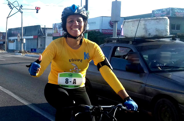 Eu e o ciclismo por Renatta Borges  Técnica do MPE-RN