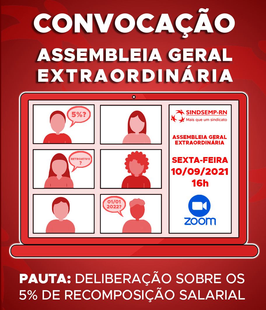 Convocação para Assembleia Geral Extraordinária Deliberativa