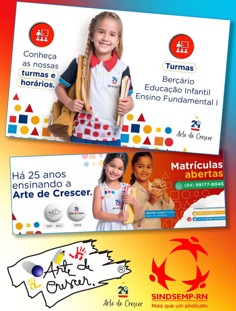 A parceria SINDSEMP / Arte de Crescer continua firme, trazendo aos filiados uma escola diferenciada 