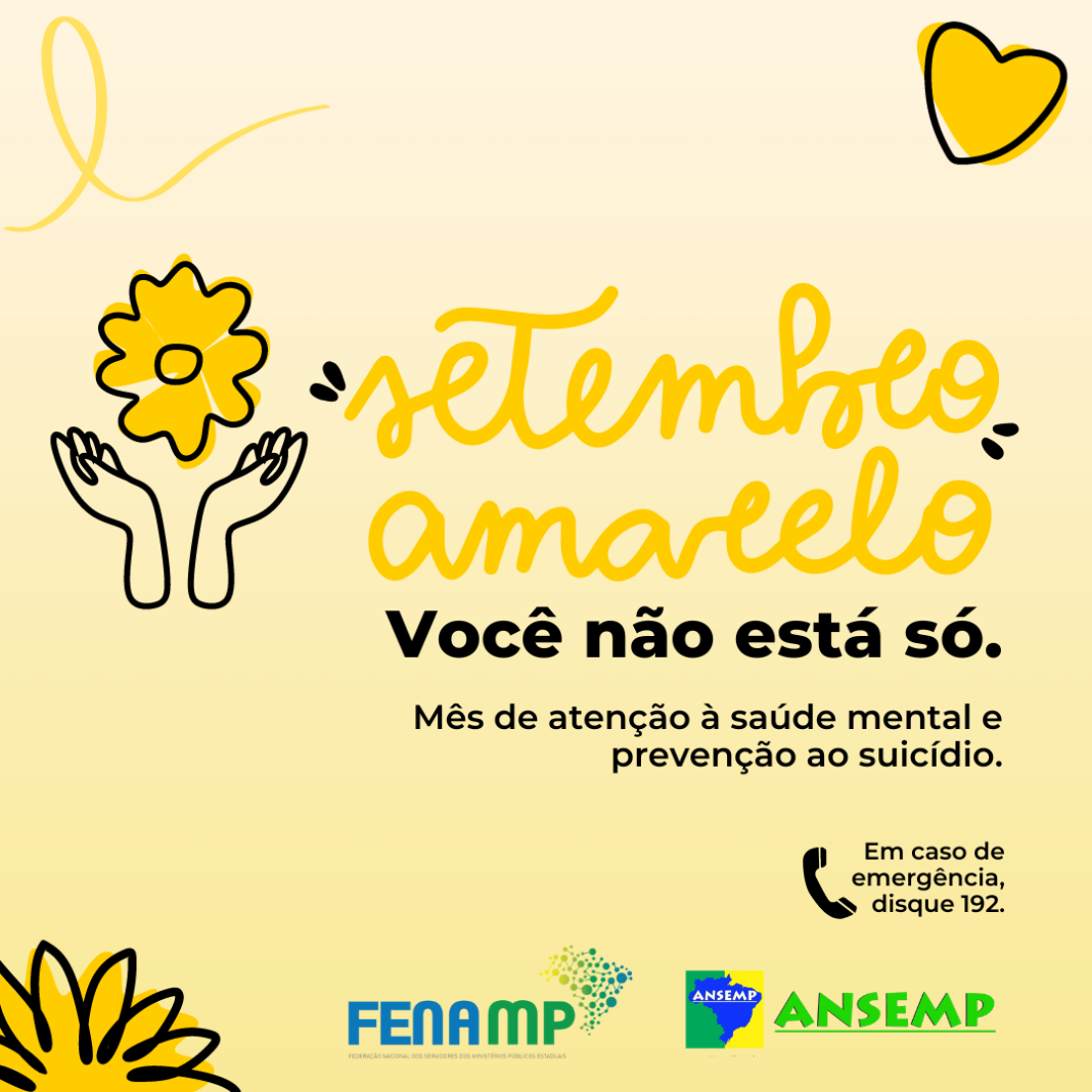 ANSEMP entra na campanha Setembro Amarelo