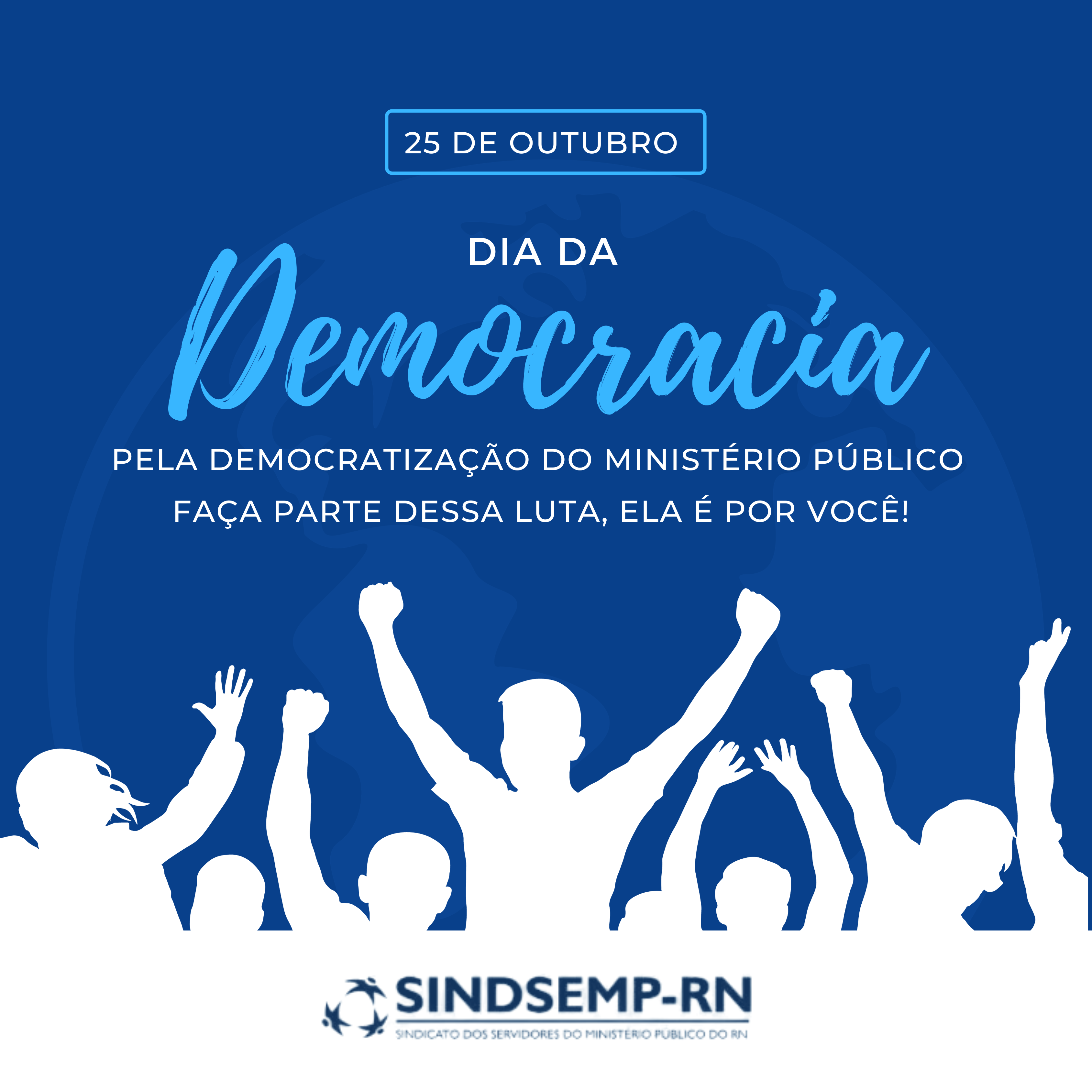 Hoje celebramos o Dia da Democracia!