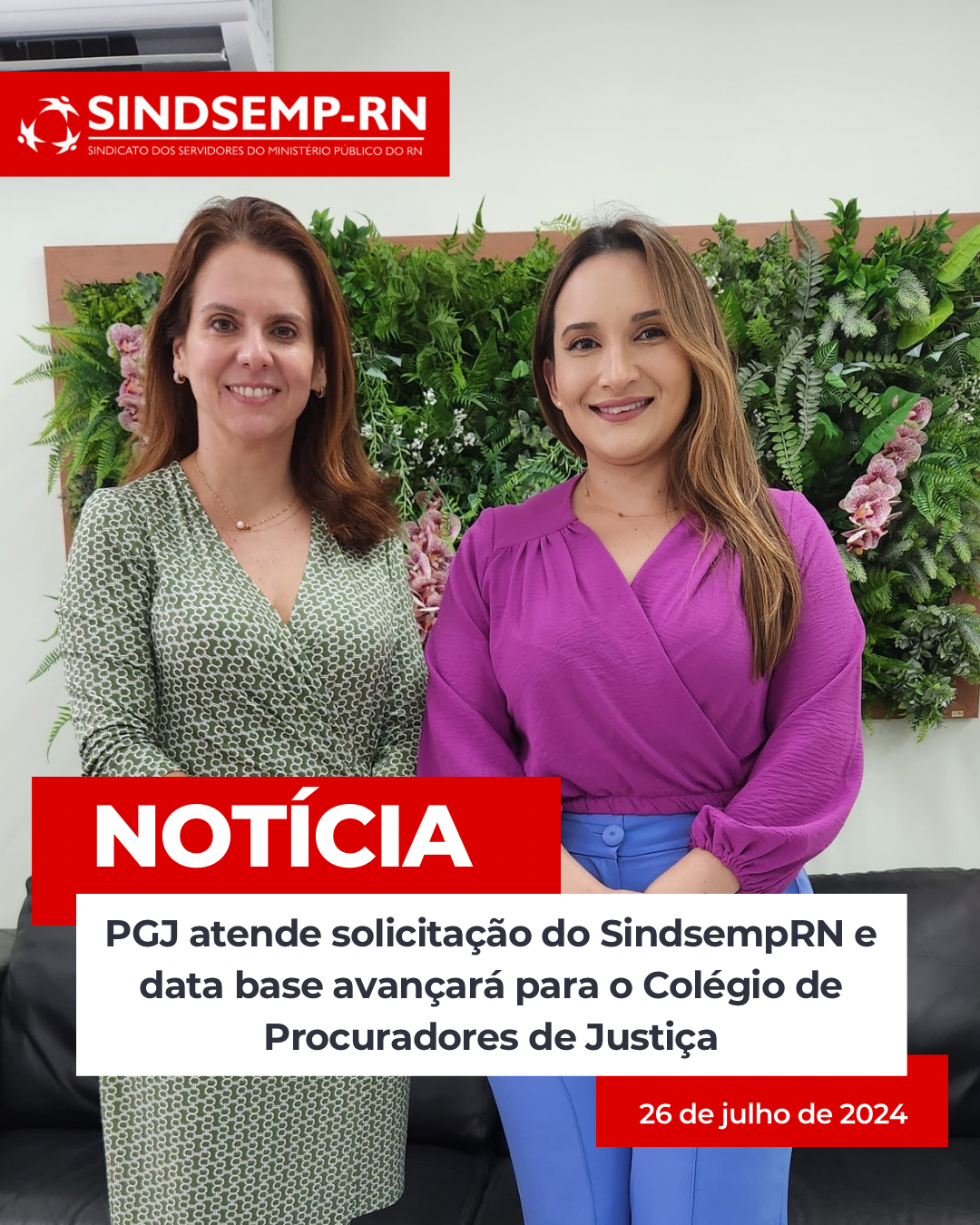 PGJ atende solicitação do SindsempRN e data-base avançará para o Colégio de Procuradores de Justiça