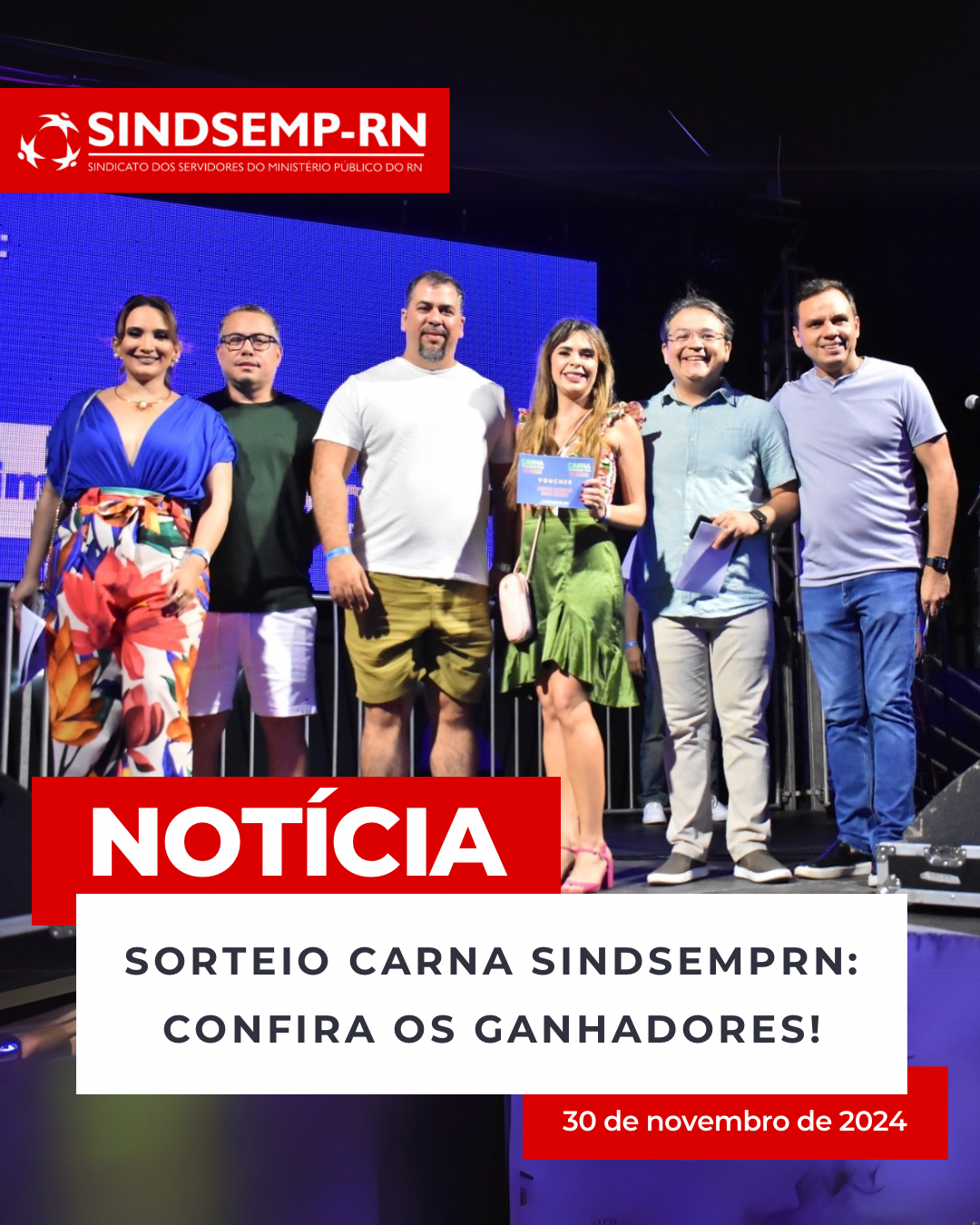 SORTEIO CARNA SINDSEMPRN: CONFIRA OS GANHADORES!