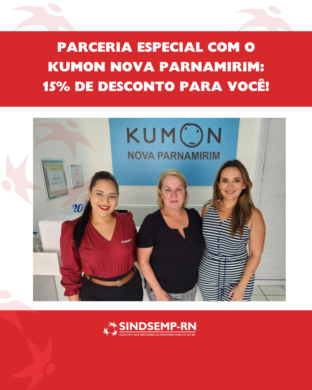 NOVIDADE IMPERDÍVEL PARA OS FILIADOS DO SINDSEMPRN!